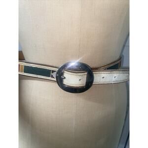 Vintage Handmade Southwest BUFFALO/INDIAN Head Nickel Belt Sz 32